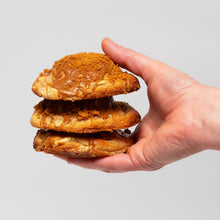 BG Biscoff stuffed protein cookie