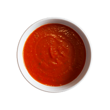 Carrot, chilli and coconut soup.