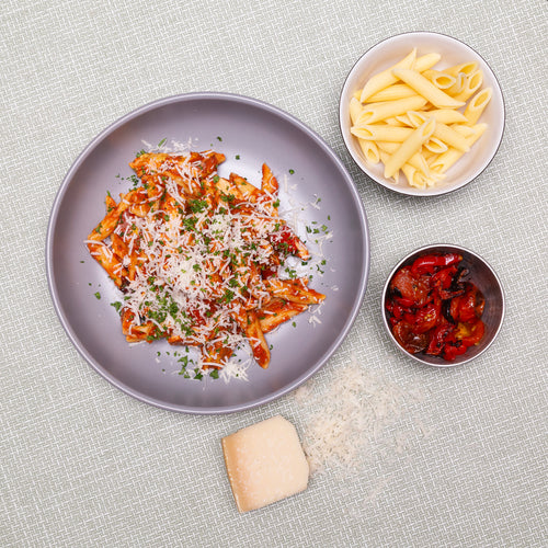 Protein Packed Spicy Chicken Penne (updated)